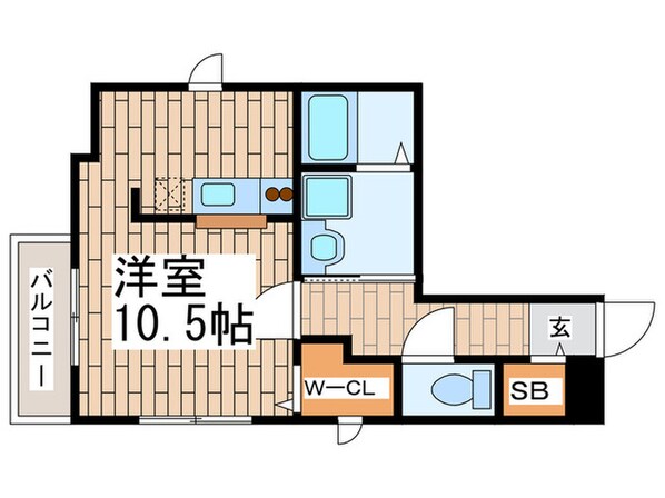 グリ－ンアベニュ－千鳥の物件間取画像